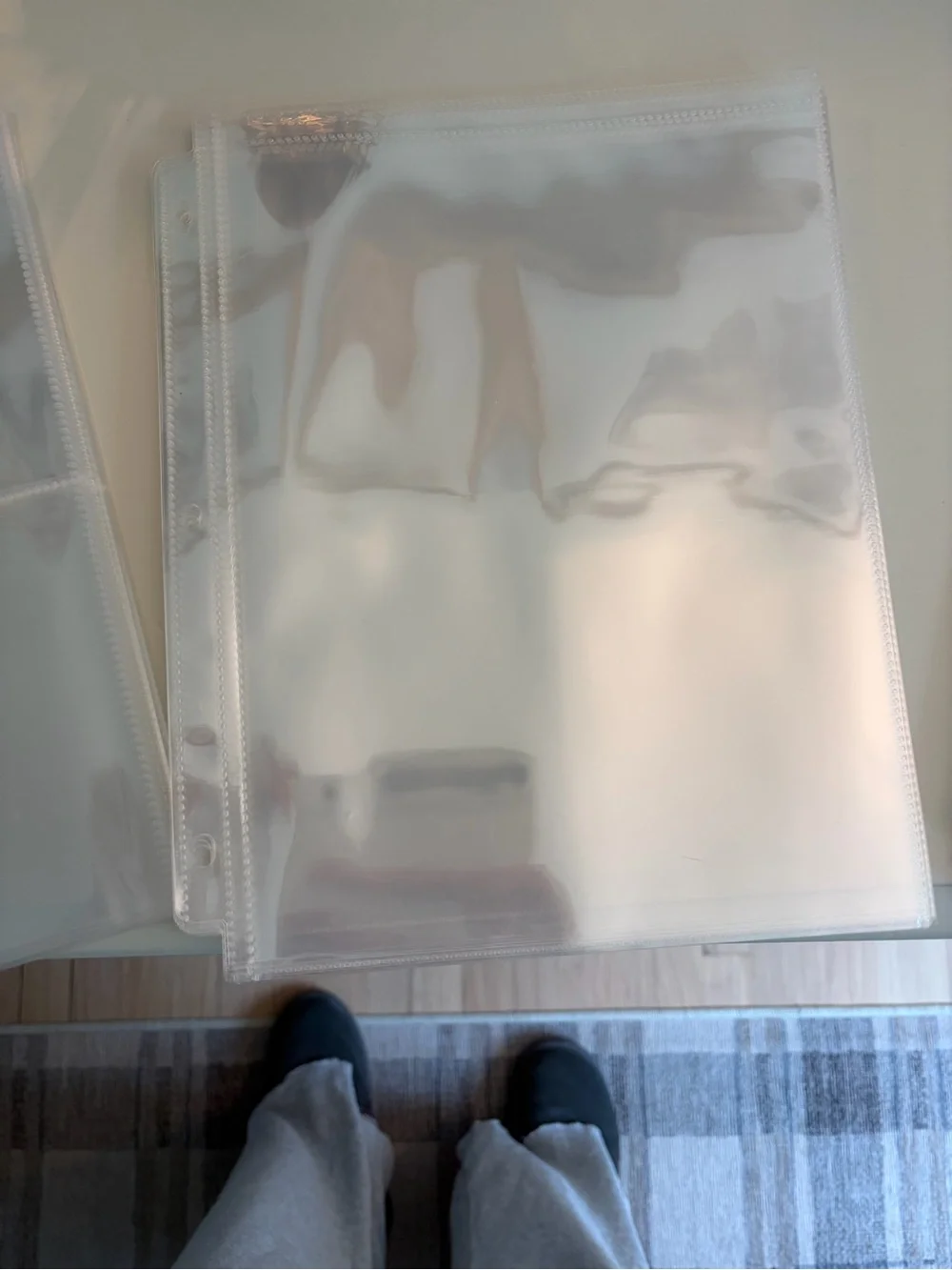 Clear Plastic Binder Photo Sleeves - 3-Ring Punched 4x6, 5x7, and 8x10
